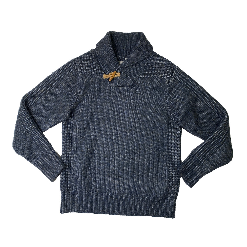Schott Bros Sweater Mens S Small Chalkboard Tommy Shawl Collar Nylon Wool Blend